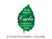 Etichette adesive per fioristi, fiorai e vivaisti (mm 48x30)  (cod.83G)